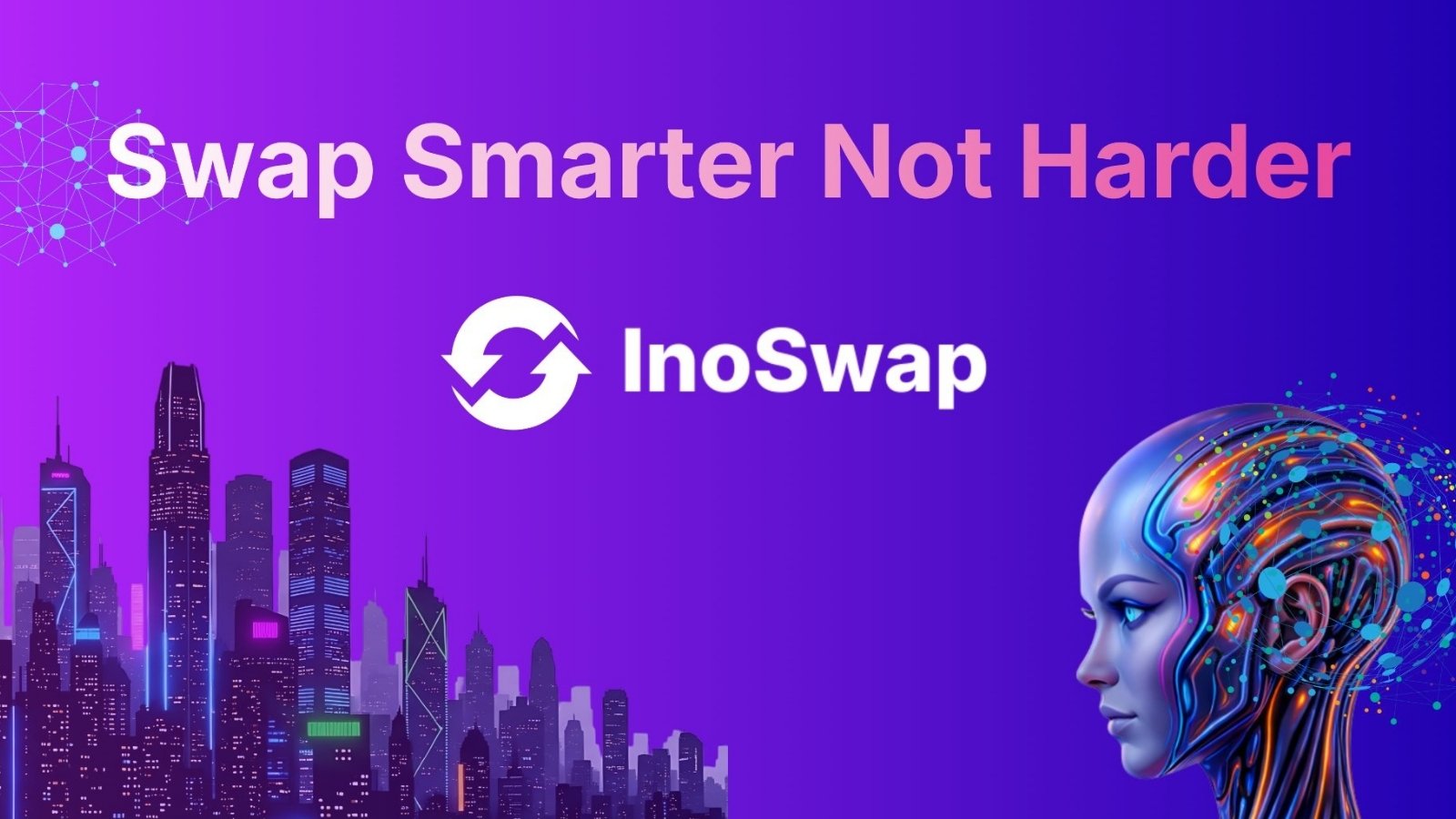 InoSwap decentralized exchange aggregator interface promoting smarter crypto swaps in DeFi